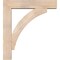 Ekena Millwork Thorton Block Smooth Bracket w/ Offset Brace, Douglas Fir, 7 1/2"W x 36"D x 40"H BKT0806X36X40THR05SDF - alternate 3